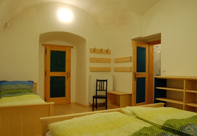 Modrý pokoj pod klenbami - penzion Čáslava